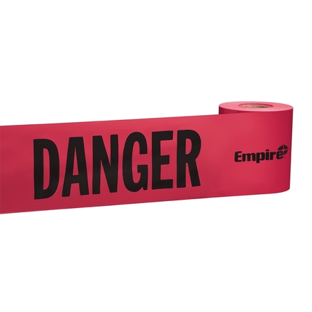 MILWAUKEE TOOL 200 ft. Red Barricade Tape - Danger/Peligro 77-0204